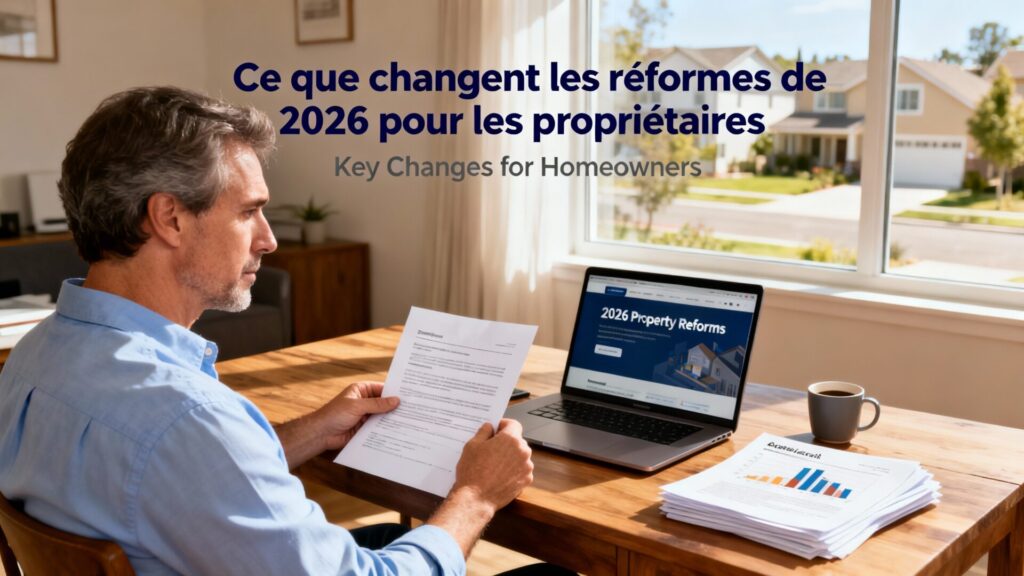 Ce que changent les réformes de 2026 pour les propriétaires avec texte