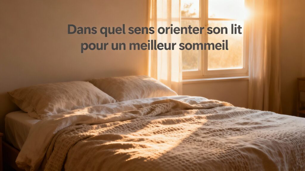 Dans quel sens orienter son lit pour un meilleur sommeil avec texte